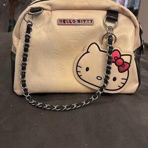 Hello Kitty Cream and Black Women's Bag